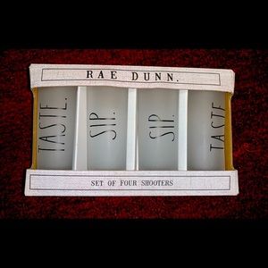 Rae Dunn shot glass set